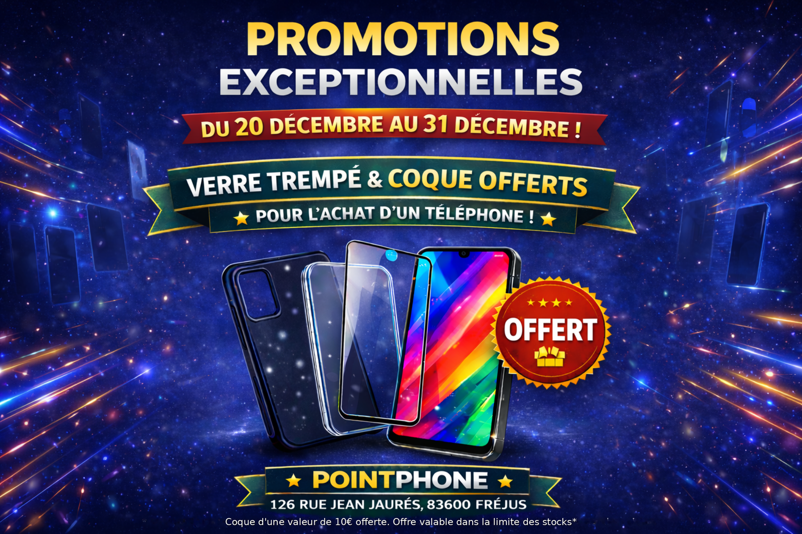 Promotion spéciale - Du 20 au 31 décembre